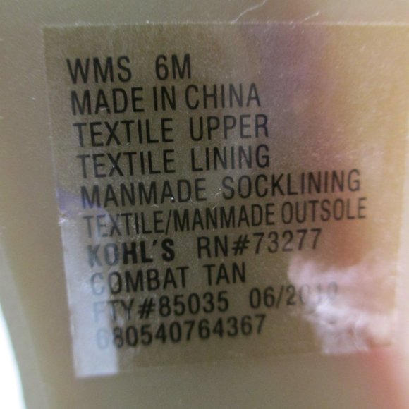 Mudd Womens Sz 6 Suede Combat Ankle Boots Tan EC - Picture 4 of 8